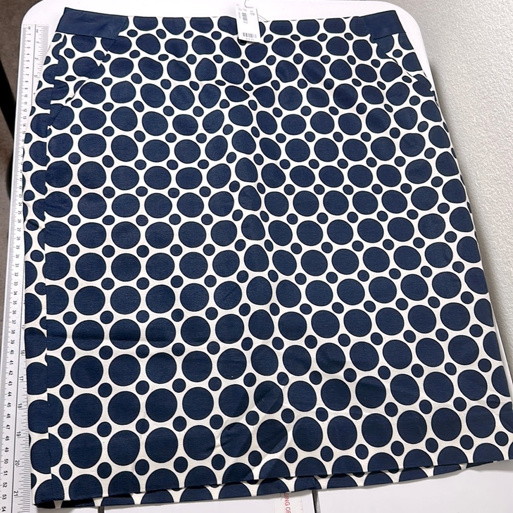 The limited women’s navy polka dot pencil skirt skirt 10